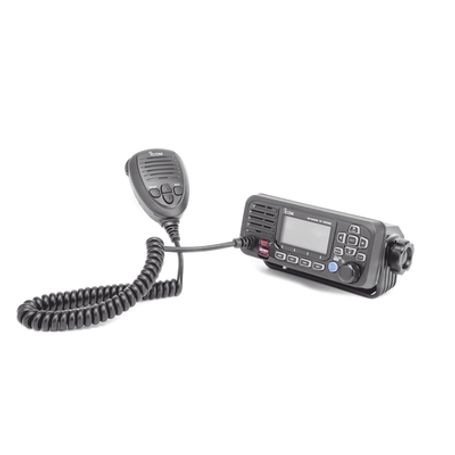 Radio Móvil Marino Icom Color Negro Clase D Dsc Tx 156.025  157.425 Mhz Rx 156.050  163.275 Mhz Sin Gps Interconstruido 25w De P