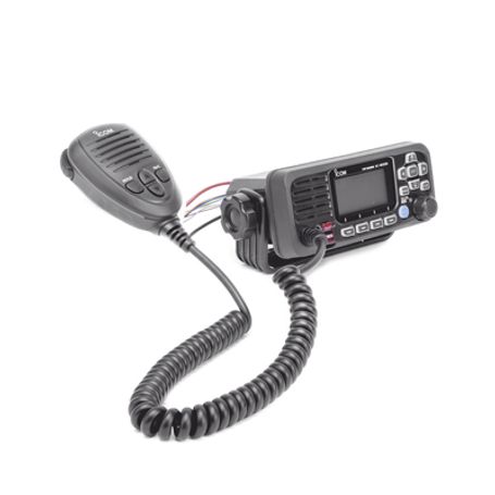 Radio Móvil Marino Icom Color Negro Clase D Dsc Tx 156.025  157.425 Mhz Rx 156.050  163.275 Mhz Sin Gps Interconstruido 25w De P