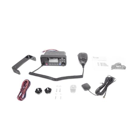 Radio Móvil Marino Icom Color Negro Clase D Dsc Tx 156.025  157.425 Mhz Rx 156.050  163.275 Mhz Sin Gps Interconstruido 25w De P