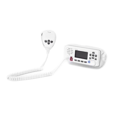 Radio Móvil Marino Icom Color Blanco Clase D Dsc. Tx 156.025  157.425 Mhz Rx 156.050  163.275 Mhz 25w De Potencia Sumergible Ipx