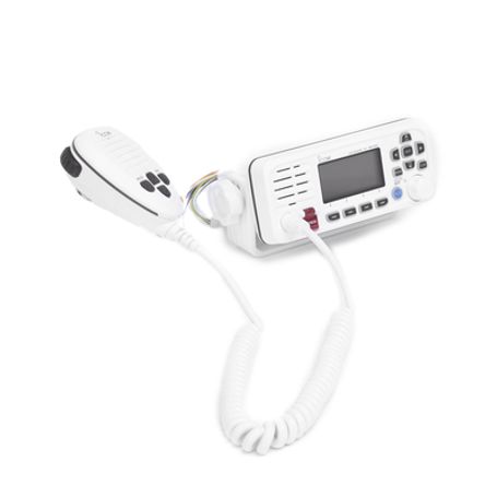 Radio Móvil Marino Icom Color Blanco Clase D Dsc. Tx 156.025  157.425 Mhz Rx 156.050  163.275 Mhz 25w De Potencia Sumergible Ipx