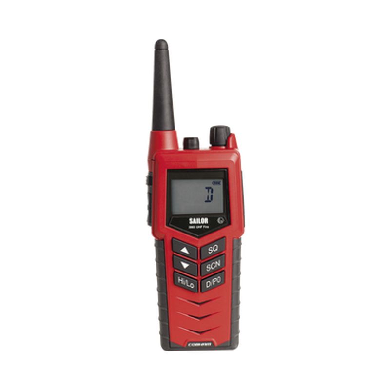 Radio Portátil Sailor 3965 Uhf Fire Fighter Intrinsecamente Seguro Atex Class Ii 2g Ex Ib Iib T4