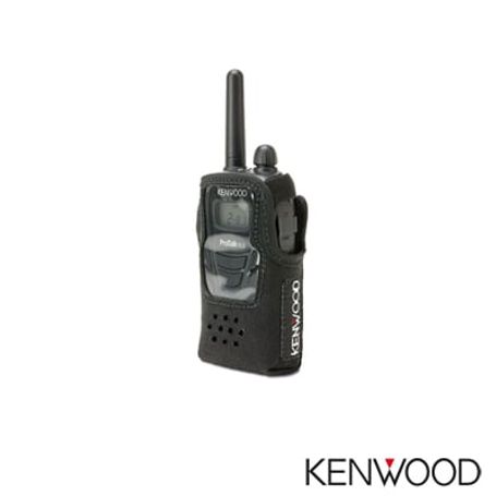 funda de nylon con frente parcial transparente para radios tk3130 y tk3230