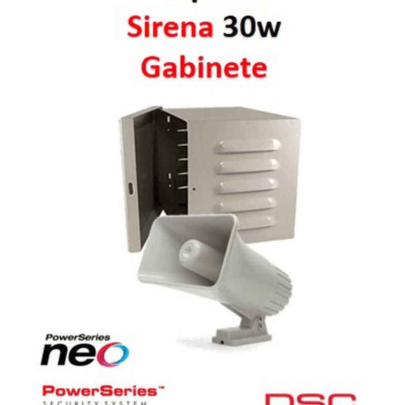 Sirena Alarma 30W G90 plus Inalambrica Exterior 130 Db