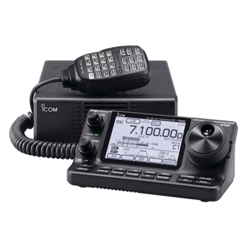 Radio Móvil Multimodo Tribanda Hf/vhf/uhf Pantalla Touch Screen Listo Para Operar En Dstar. Incluye Microfono Cable De Separacio