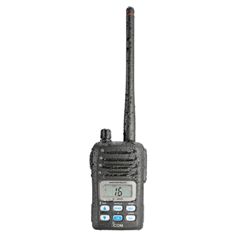 Radio Portátil Marino 5w Rango De Frecuencia Tx156.025157.425mhz Rx156.050163.275mhz Sumergible Ipx7 Canales Canusaint Incluye B
