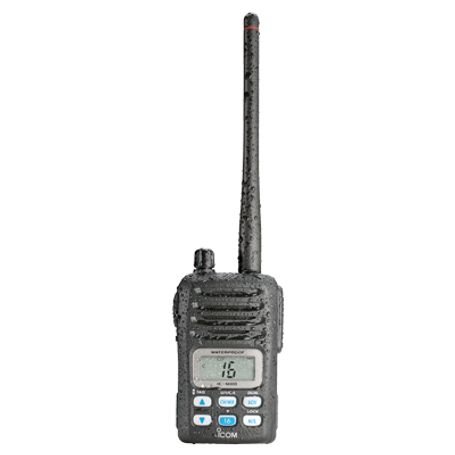 Radio Portátil Marino 5w Rango De Frecuencia Tx156.025157.425mhz Rx156.050163.275mhz Sumergible Ipx7 Canales Canusaint Incluye B