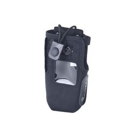 funda de nylon clip metálico para cinto correa con broche y visor frontal   icf3161sd  icf3261sd  icf3360ds