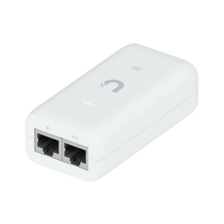 Inyector / Adaptador Poe Unifi Upoe (48 Vdc 0.32 A Hasta 15w) Puerto Gigabit Ideal Para Equipos Unifi Incluye Cable Ac