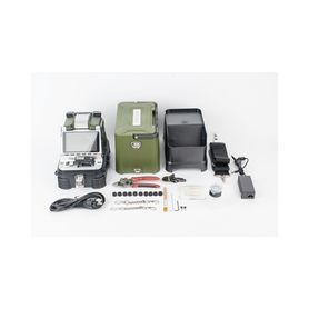 fusionadora de fibra óptica multimodo y monomodo  6 motores  alineación por núcleo  opm  vfl  cleaver eléctrico de un solo paso