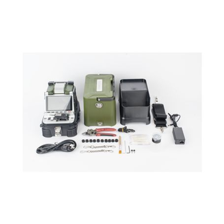Fusionadora De Fibra Óptica Multimodo Y Monomodo / 6 Motores / Alineación Por Núcleo / Opm  Vfl / Cleaver Eléctrico De Un Solo P