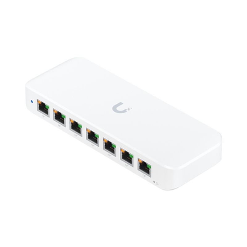 Unifi Switch Ultra 60w Administrable / 8 Puertos Gbe / (1) Puerto Poe In Opcional Y (7) Puertos Poe/ Wattaje Depende De Fuente O