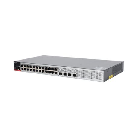 Switch Poe Empresarial 370 Watts Administrable L2 24 Puertos Gigabit Y 4 Puertos Uplink Sfp 2.5g