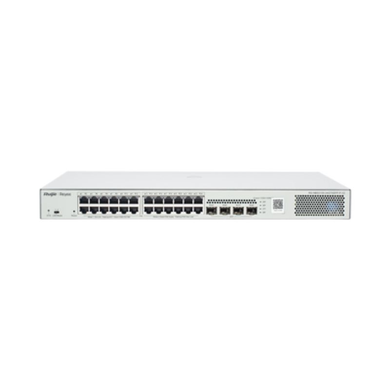 Switch Administrable L2 Poe Hasta 370w 24 Puertos Eth 1g 4 Puertos Sfp 1g Administración Remota En La Nube.