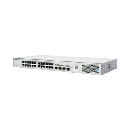 Switch Administrable L2 Poe Hasta 370w 24 Puertos Eth 1g 4 Puertos Sfp 1g Administración Remota En La Nube.