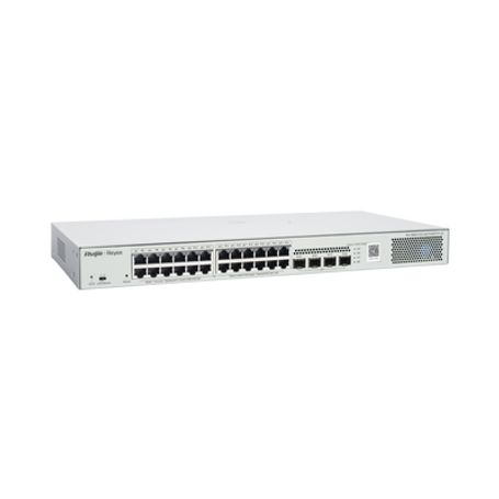 Switch Administrable L2 Poe Hasta 370w 24 Puertos Eth 1g 4 Puertos Sfp 1g Administración Remota En La Nube.