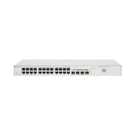 Switch Administrable L2 24 Puertos Eth 1g 4 Puertos Sfp 1g Administración Remota En La Nube.