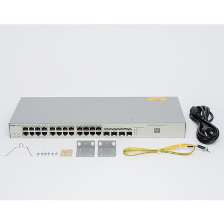 Switch Administrable L2 24 Puertos Eth 1g 4 Puertos Sfp 1g Administración Remota En La Nube.