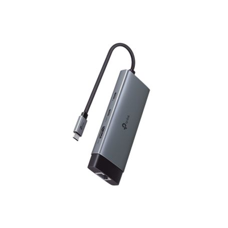 adaptador hub 6 en 1 1 puerto usbc entrada 1 puerto hdmi 4k 1 puerto ethernet gigabit 1 puerto usbc y 2 puertos usba235666