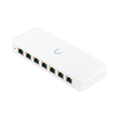 Unifi Switch Ultra 210w Administrable / 8 Puertos Gbe / (1) Puerto Poe In Opcional Y (7) Puertos Poe/ Wattaje Depende De Fuente 