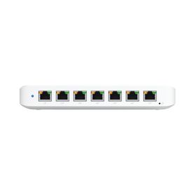 unifi switch ultra 210w administrable  8 puertos gbe  1 puerto poe in opcional y 7 puertos poe wattaje depende de fuente o poe 