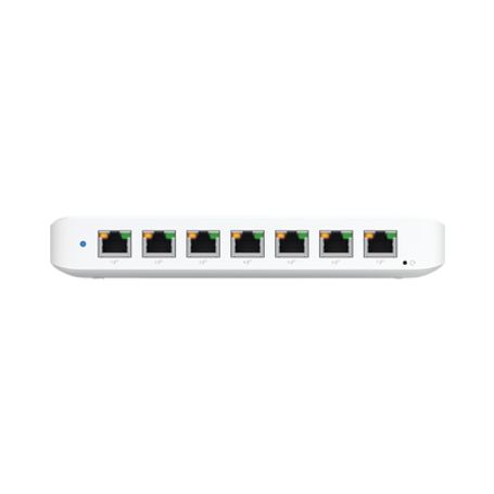 Unifi Switch Ultra 210w Administrable / 8 Puertos Gbe / (1) Puerto Poe In Opcional Y (7) Puertos Poe/ Wattaje Depende De Fuente 