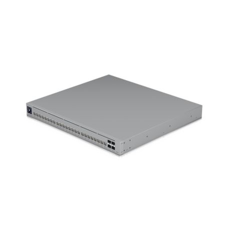 unifi switch pro hd capa 3 24 puertos etherlighting poe  22 puertos 25 gbe 2 puertos 10gbe todos poe 4 puertos 10g sfp 600w pre