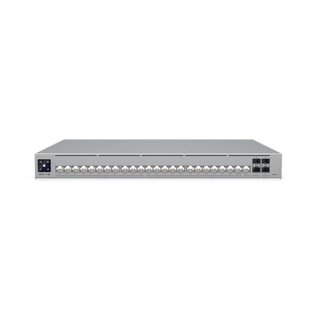 Unifi Switch Pro Hd Capa 3 24 Puertos Etherlighting Poe / (22) Puertos 2.5 Gbe (2) Puertos 10gbe Todos Poe (4) Puertos 10g Sfp 6