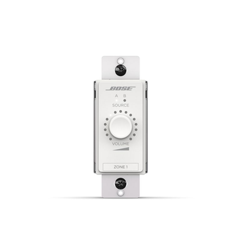 Controlcenter Controlador De Volumen Y Seleccion De Fuente (a/b) De Zona Digital  Blanco