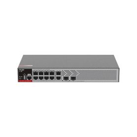 switch poe empresarial 125 watts administrable l2 8 puertos poe gigabit  2 puertos uplink gigabit y 2 puertos uplink sfp 25g217