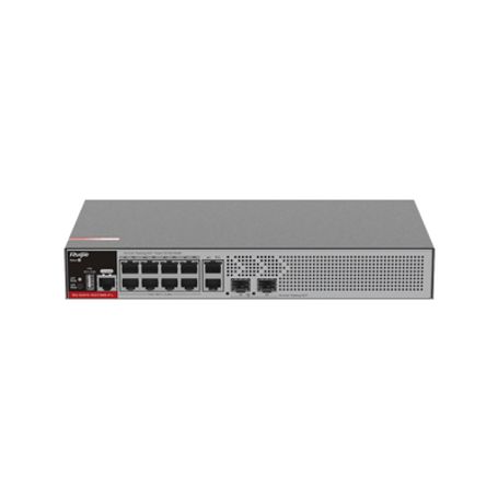 Switch Poe Empresarial 125 Watts Administrable L2 8 Puertos Poe Gigabit  2 Puertos Uplink Gigabit Y 2 Puertos Uplink Sfp 2.5g