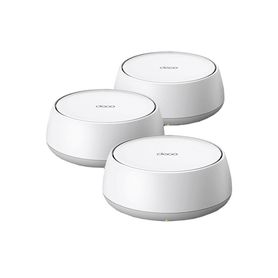 kit 3 routers inalámbrico mesh interior para hogar  doble banda wifi 7 be3600 mbps  2 puerto 25 gigabit wanlan  4 antenas inter