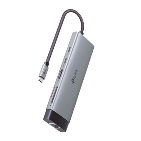 adaptador hub 9 en 1 1 puerto usbc entrada 1 puerto hdmi 4k 1 puerto ethernet gigabit 1 puerto sd y microsd 1 puerto usbc y 3 p