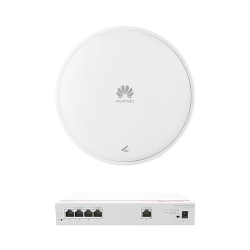 Kit De Router Multiservicio / 1 Puerto 10/100/1000 Mbps(wan) / 4 Puertos 10/100/1000 Mbps(lan) Poe / 50w  Punto De Acceso Wifi 7