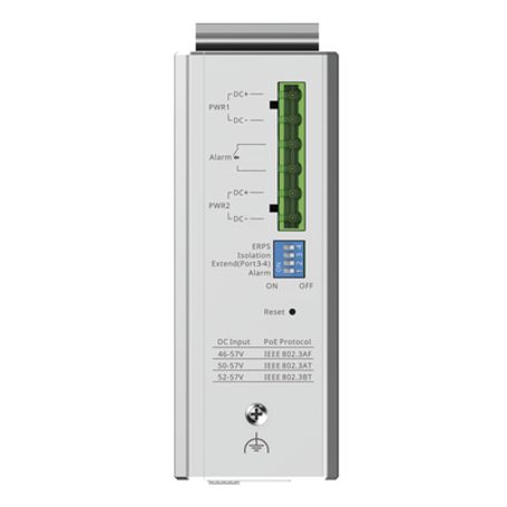 Switch Industrial Poe Hasta  Ideal Para Temperaturas Extremas Y Protección Contra Descargas 1 X Poe Port 3 X Poe Ports And 2 X S