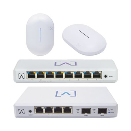 Starter Kit Alta Labs Incluye 1 Router (route10) / 1 Switch Poe (s8poe) / 1 Puntos De Acceso Wifi 6 Ap6 / 1 Punto De Acceso Ap6p