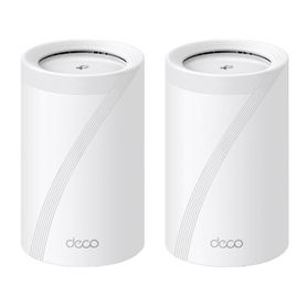 kit 2 routers inalámbrico mesh interior para hogar  triple banda wifi 7 be9300 mbps  2 puerto 25 gigabit wanlan  4 antenas inte