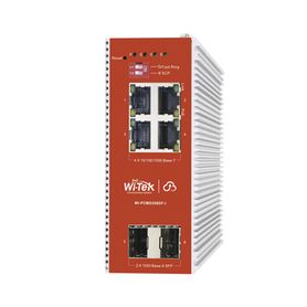 switch l2 poe industrial  administración cloudwebcli  4 puertos poe afat 1001000 mbps  2 puertos sfp gigabit  presupuesto poe 1