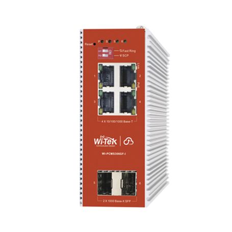 switch l2 poe industrial  administración cloudwebcli  4 puertos poe afat 1001000 mbps  2 puertos sfp gigabit  presupuesto poe 1
