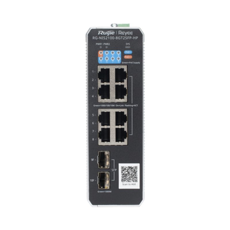Switch Industrial Poe Hasta  Ideal Para Temperaturas Extremas Y Protección Contra Descargas 1 X Poe Port 7 X Poe Ports And 2 X S