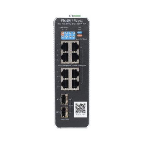 switch industrial poe hasta  ideal para temperaturas extremas y protección contra descargas 1 x poe port 7 x poe ports and 2 x 