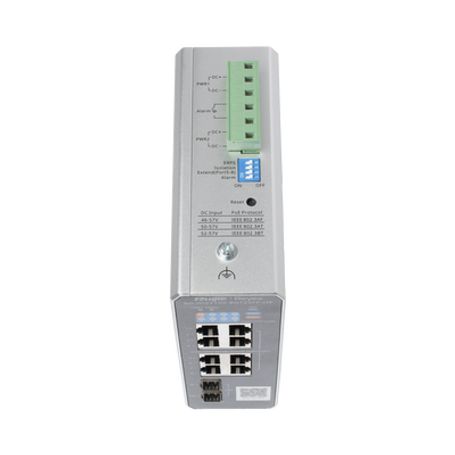 Switch Industrial Poe Hasta  Ideal Para Temperaturas Extremas Y Protección Contra Descargas 1 X Poe Port 7 X Poe Ports And 2 X S