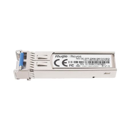 transceptor industrial bidi monomodo sfp 1g lado a hasta 20 kilómetros tx 1310  rx 1550 soporta temperaturas de 40° a 85° c2243