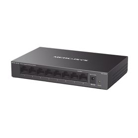 switch no administrable  para escritorio  carcasa de metal  8 puertos 101001000 mbps  diseno compacto  plug and play235866