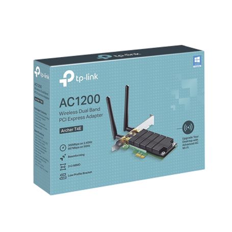 Adaptador  Pci Inalámbrico Doble Banda Ac 1200 Mbps / Antena De Alta Ganancia / Tecnologia Mumumo 2x2 / Soporte De Perfil Bajo Y