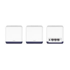 kit de sistema inalámbrico h50g mesh  doble banda 24ghz y 5ghz ac 1900mbps  3 puertos 101001000 mbps  control via app  roaming 