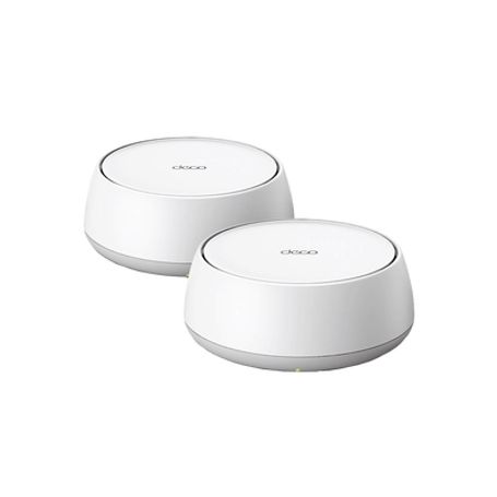 kit 2 routers inalámbrico mesh interior para hogar  doble banda wifi 7 be3600 mbps  2 puerto 25 gigabit wanlan  4 antenas inter