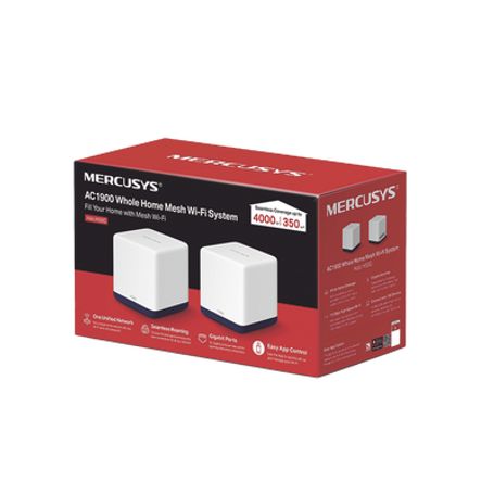 Kit De Sistema Inalámbrico H50g Mesh / Doble Banda 2.4ghz Y 5ghz Ac 1900mbps / 3 Puertos 10/100/1000 Mbps / Control Via App / Ro