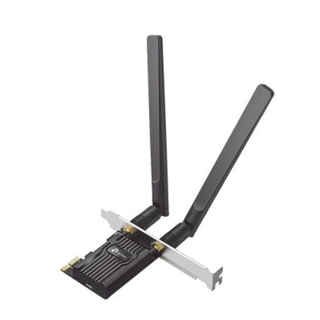 Adaptador  Pcie Inalámbrico Doble Banda Ax1800 Mbps / Seguridad Inalámbrica Wpa3 /antena De Alta Ganancia / Tecnologia Mumumo 2x