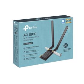 adaptador  pcie inalámbrico doble banda ax1800 mbps  seguridad inalámbrica wpa3 antena de alta ganancia  tecnologia mumumo 2x2 